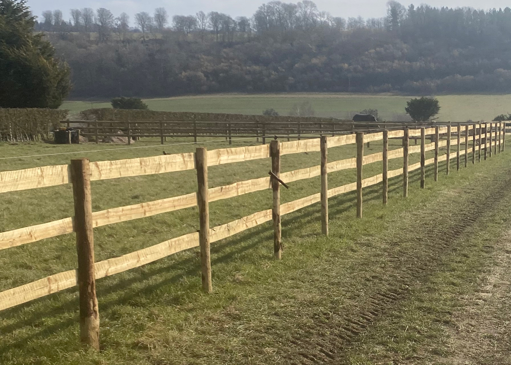 Equestrian Fencing Post and Rail Fencing. Equestrian Fencing Berkshire and Surrey